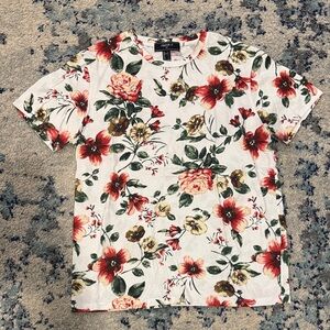 Forever 21 Multicolor Floral Tee